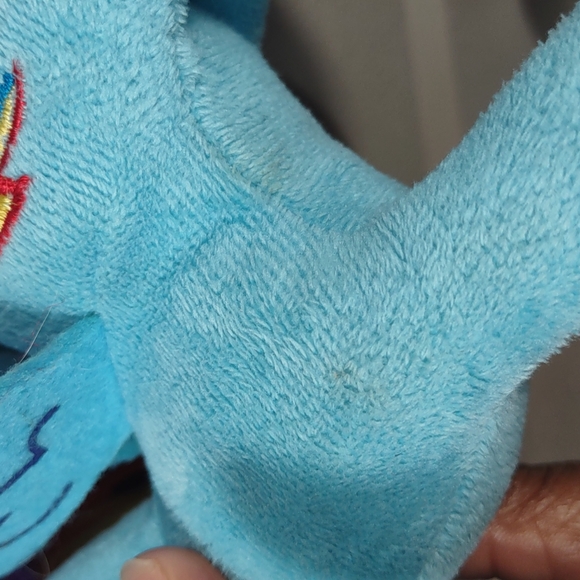 ✓My Little Pony Sparkle Rainbow Dash Plush fairycore Lovey stuffed animal 9in - Picture 4 of 17